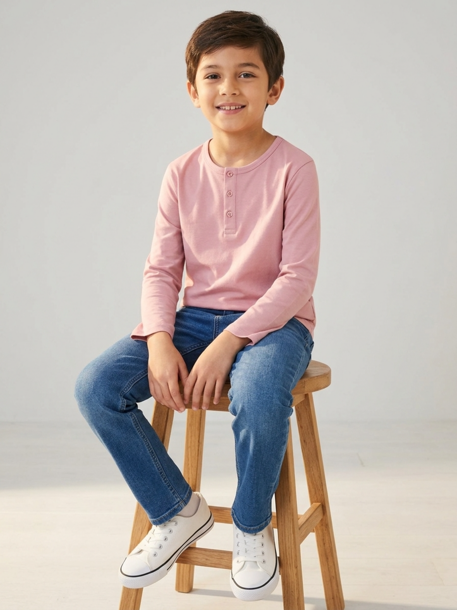 Solid Full Sleeve T-shirt - Premium | Cool & Lightweight Wear
