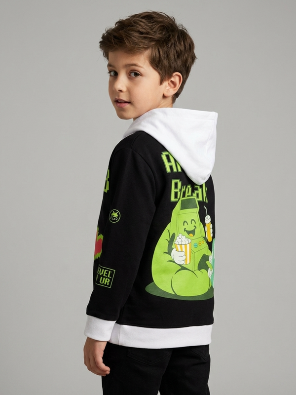 Printed Hoodie - Gentle Cotton | Airy & Comfortable to Wear