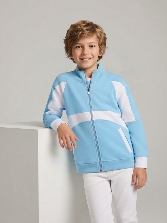 Zip-up Jacket - French Terry Cotton | Light & Breathable