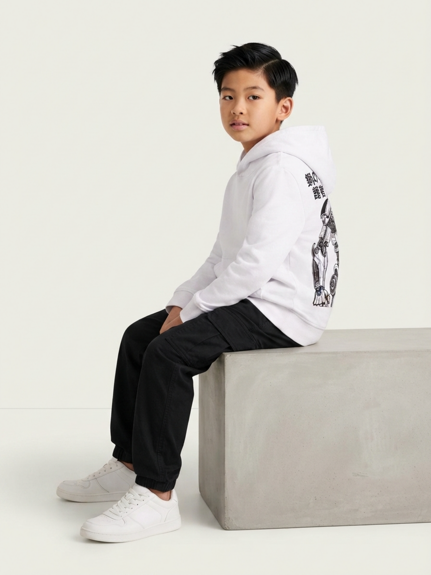 Printed Hoodie - Premium Cotton | Cool & Lightweight Wear