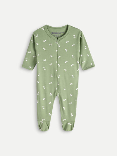 Zip-up Footed Romper