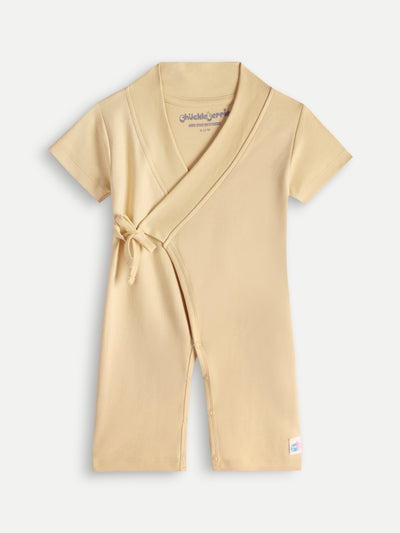 Tie-up Cotton Muslin Romper