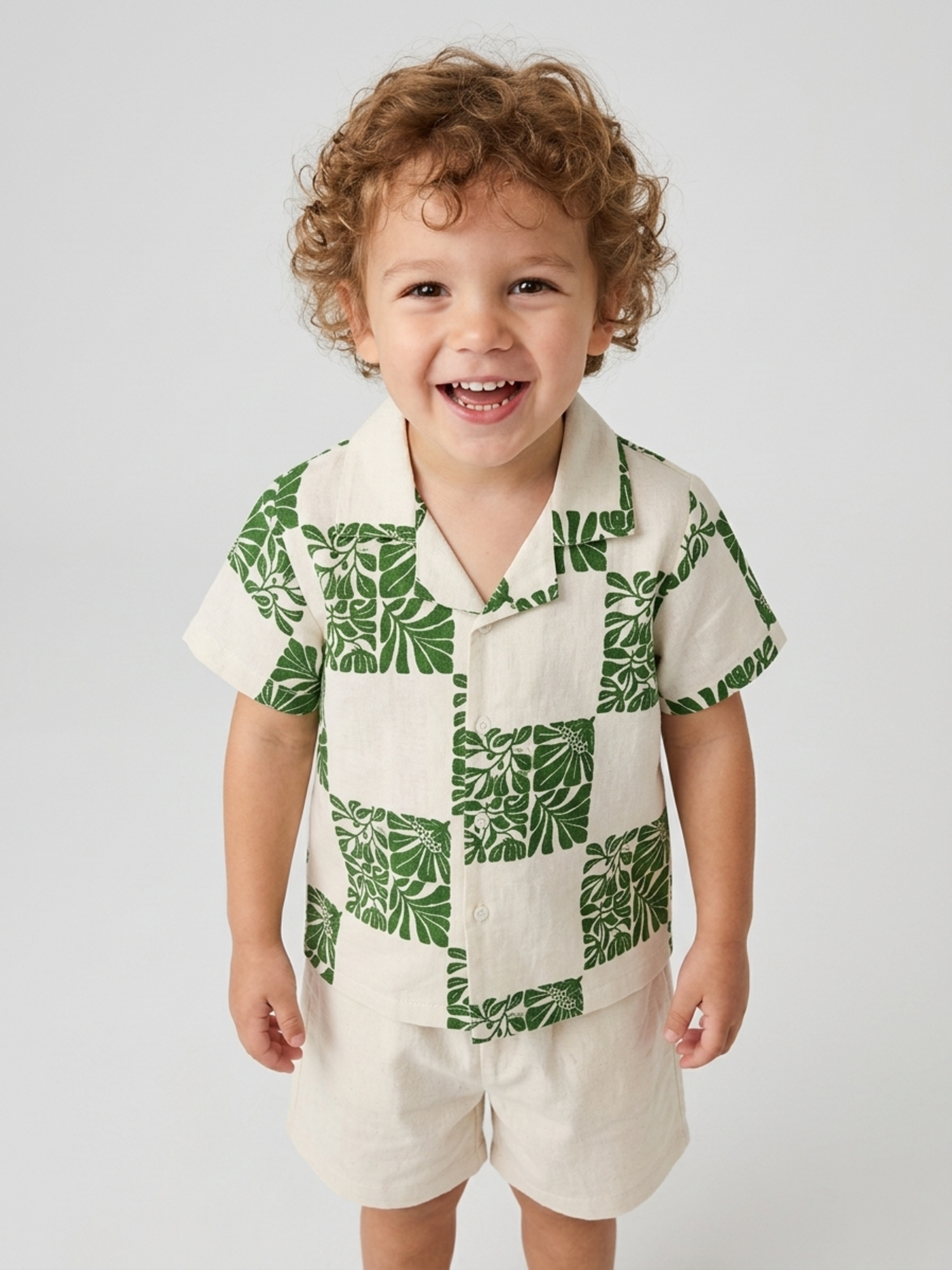 Poplin Checkerboard Resort Set