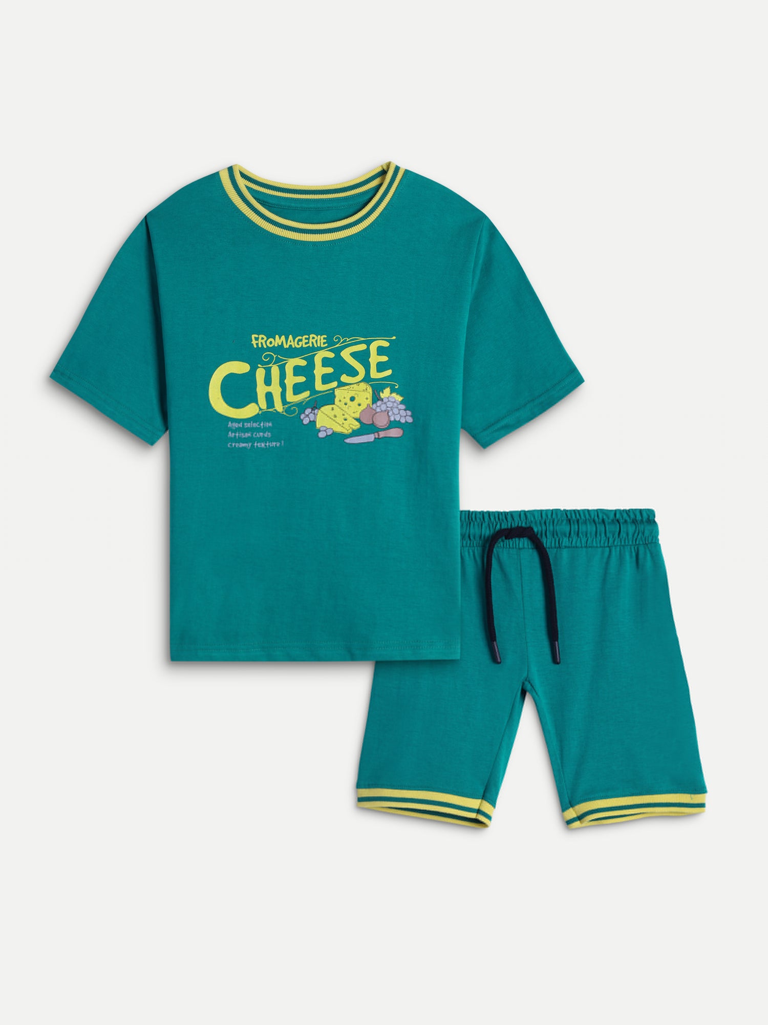 Forest Green French Terry Graphic Set