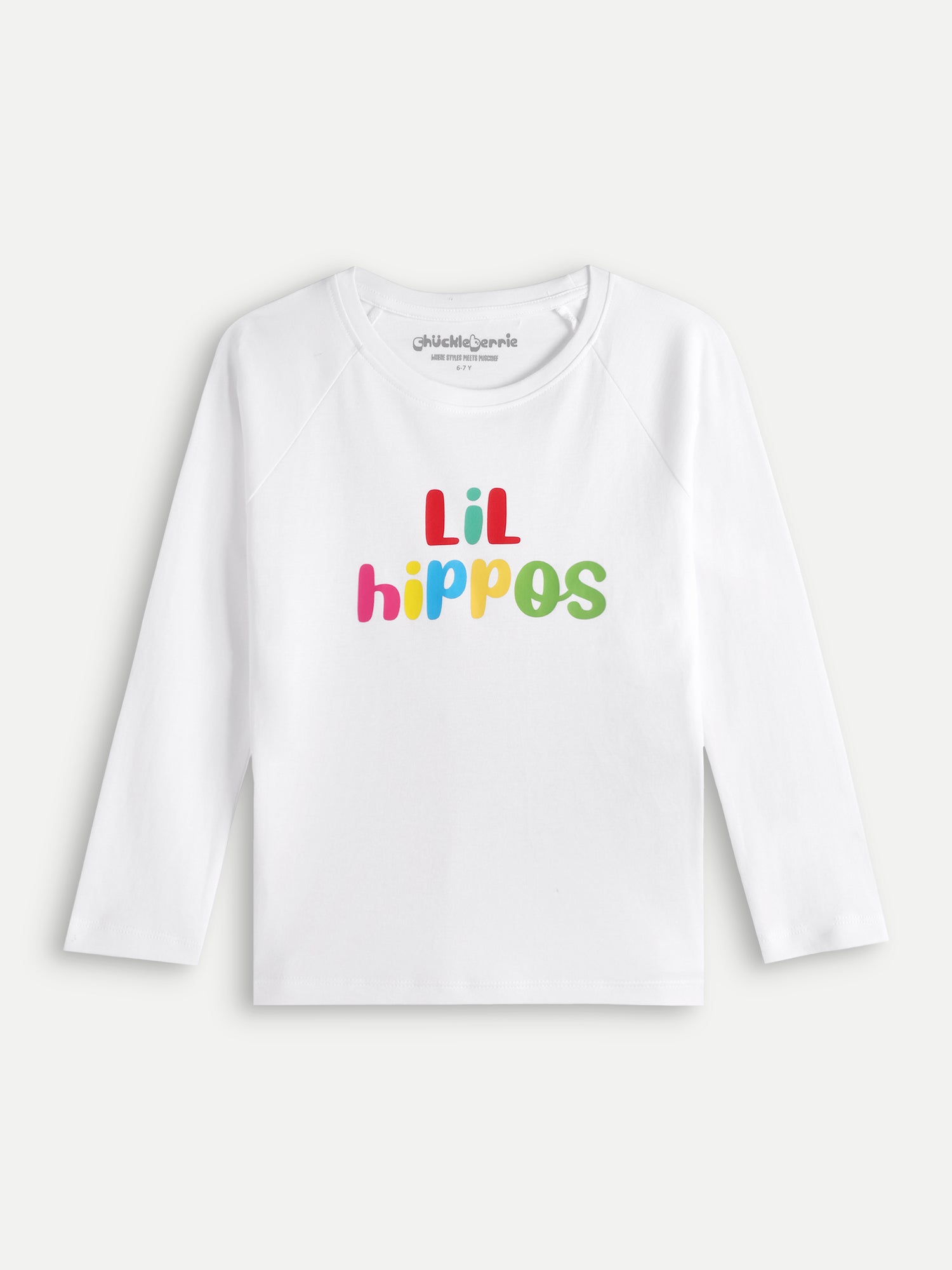 Printed Full Sleeve Oversized T-shirt