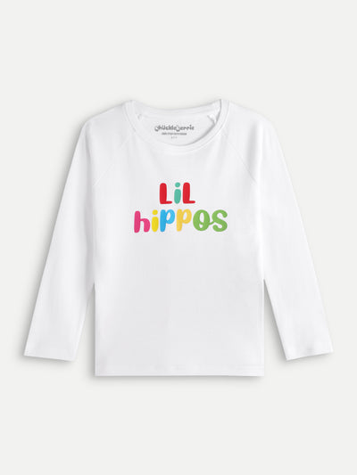 Printed Full Sleeve Oversized T-shirt