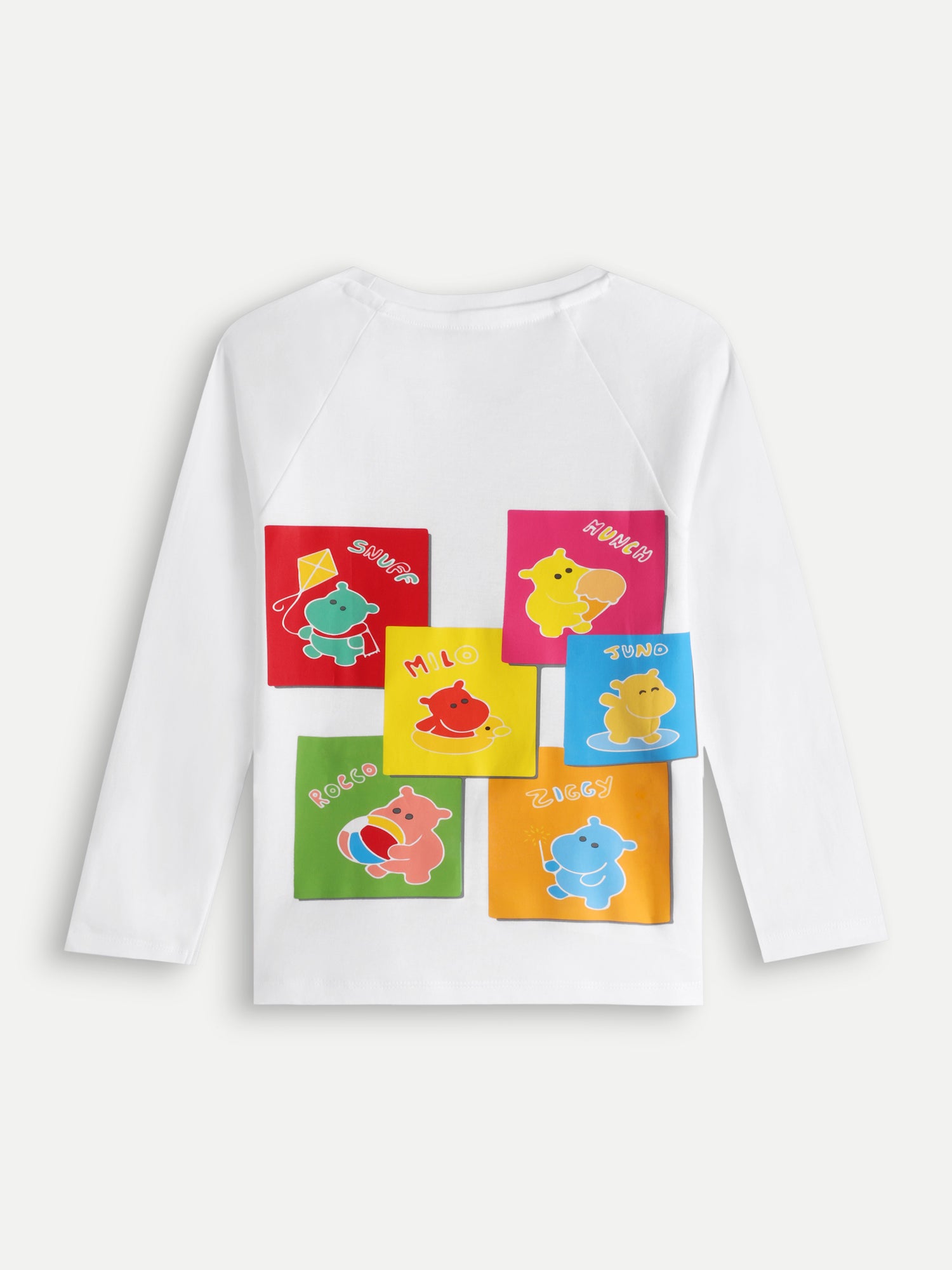 Printed Full Sleeve Oversized T-shirt
