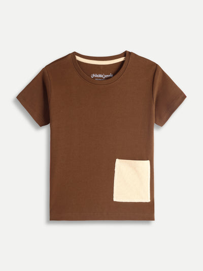 Printed Pocket Oversized Tshirt