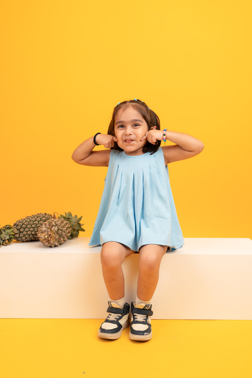 Pleated Bouncy Top - Comfortable Cotton | Cozy & Comfortable Fit