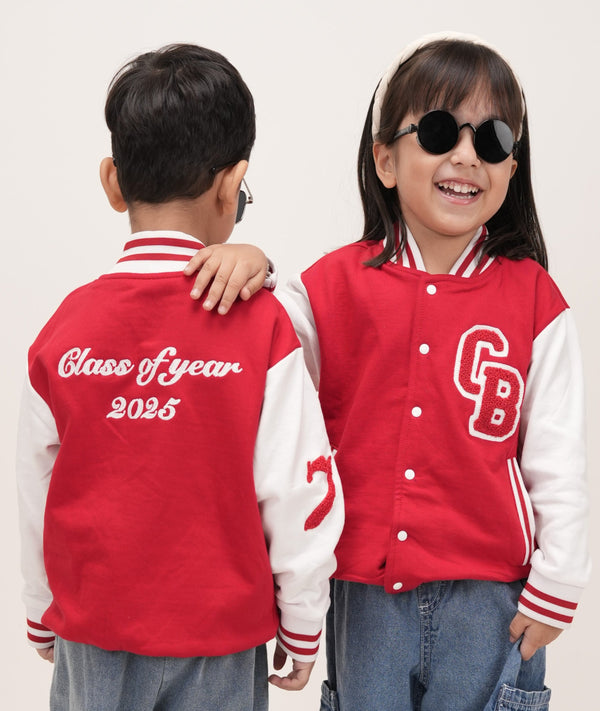 Varsity Bomber Jacket - Gentle Cotton | Airy & Comfortable to Wear