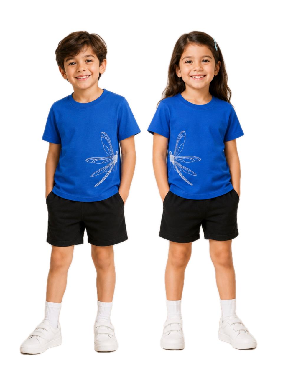 Unisex Royal Blue Graphic T-shirt