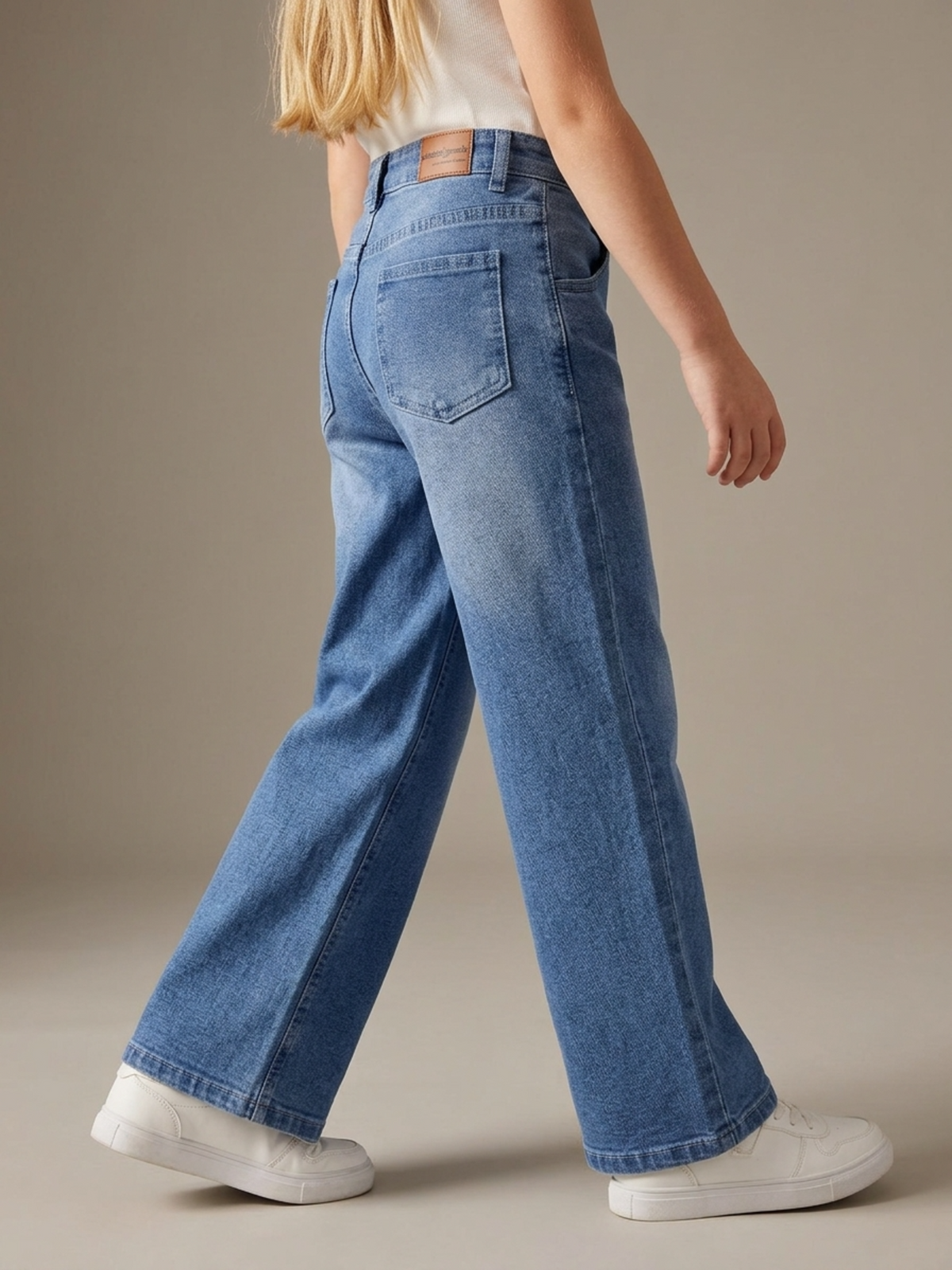 Everyday Essential Wide-Leg Blue Denim