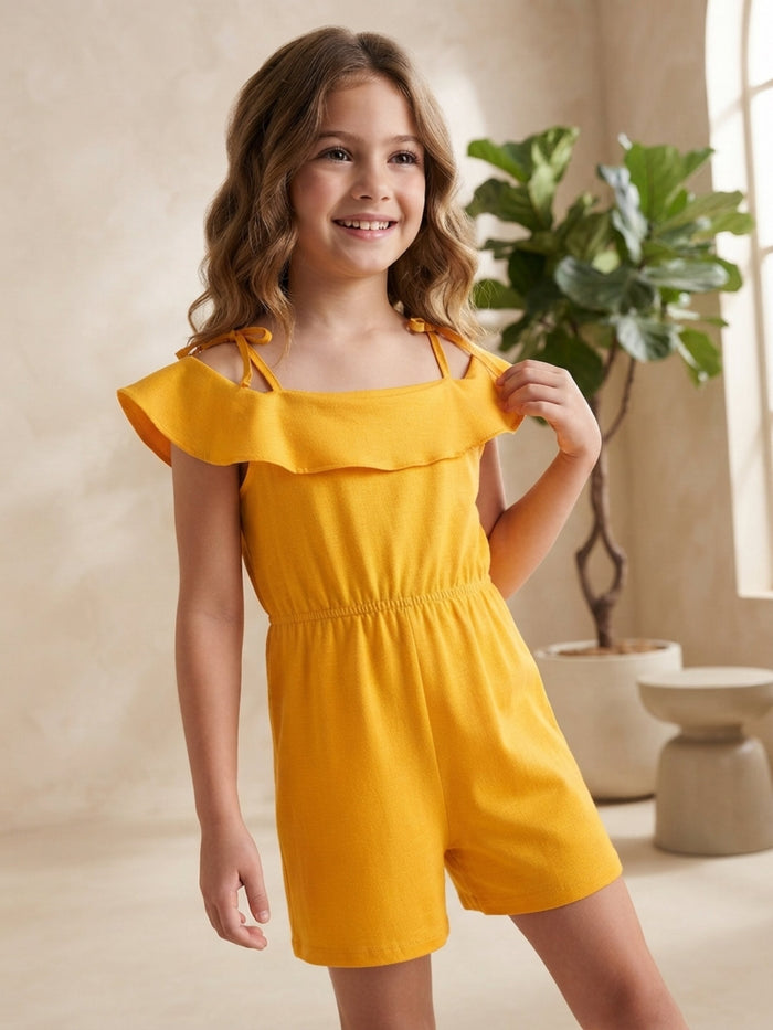Flared Play Suit - Gentle Cotton | Airy & Comfortable to Wear