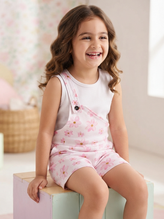 2-Piece Printed Play Suit - Pure Cotton | Easy to wear for All-Day Comfort