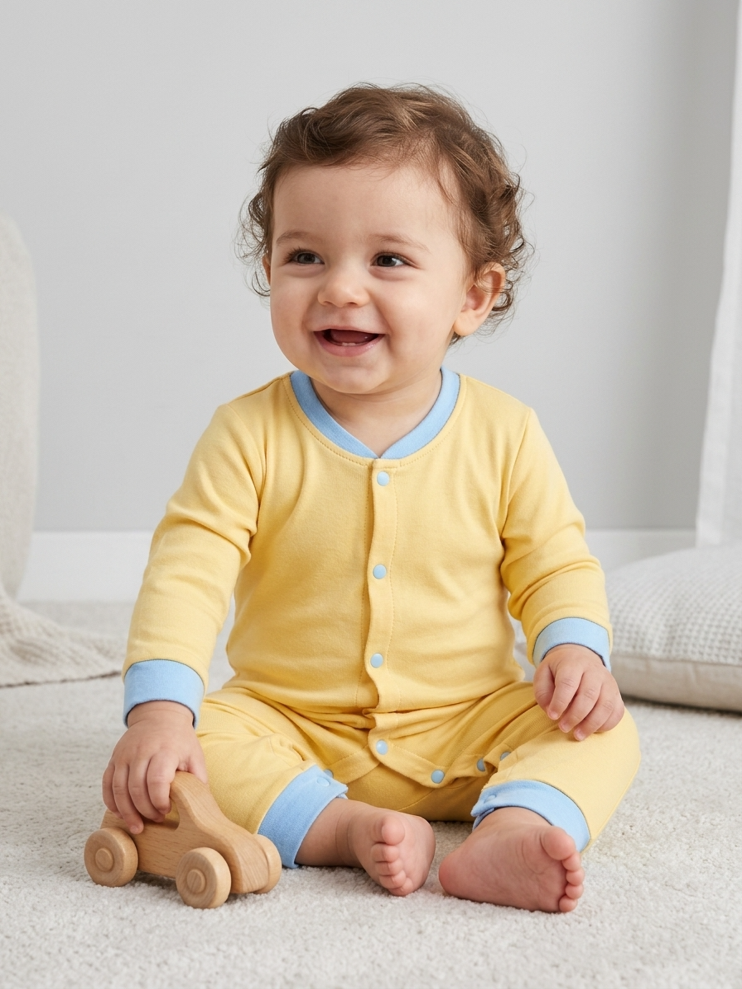 Button Up Cotton Romper - Premium | Cool & Lightweight Wear
