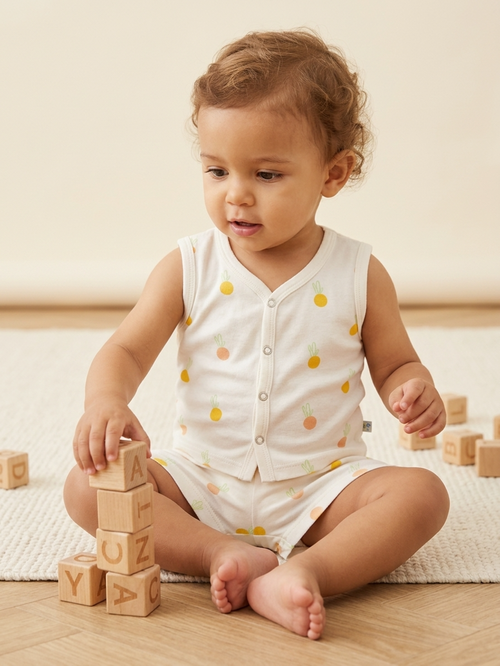 2-Piece Printed Baby Set - Premium Cotton | Cool & Lightweight Wear