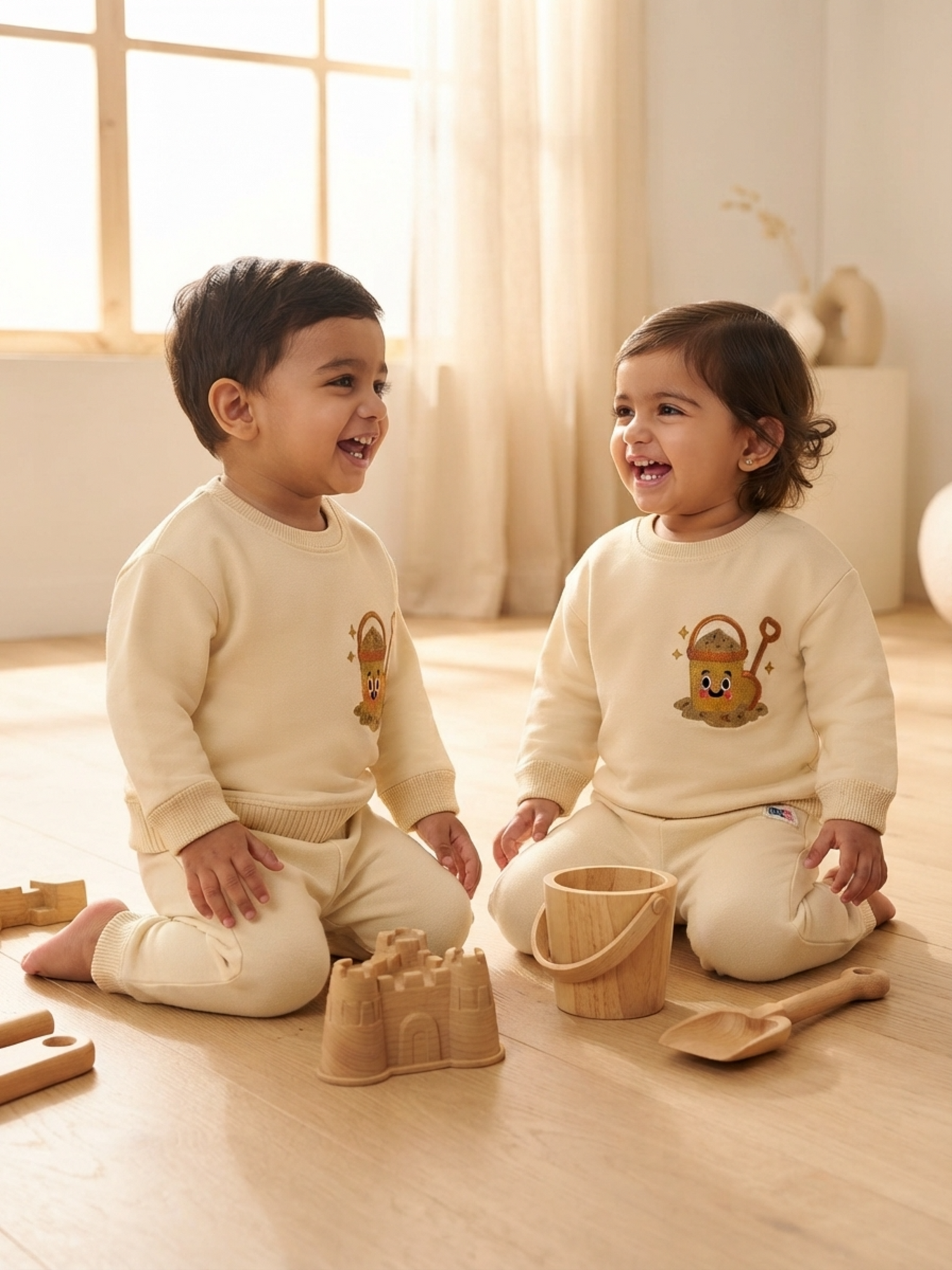 Fleece Co-ord Set - Pure Cotton | Easy to wear for All-Day Comfort